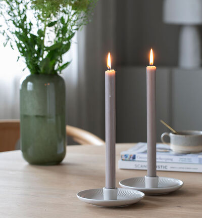 Kronelys lys beige 28 cm Kronelys lys beige 28 cm